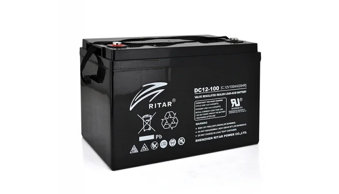 Аккумуляторная батарея CARBON RITAR DC12-100C 12V / 100.0Ah, фото № 1