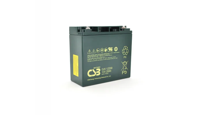Акумуляторна батарея AGM CSB EVX12200 12 В / 20 А·год, фото № 1