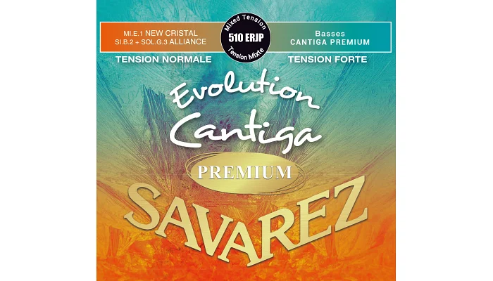 Струни для класичної гітари Savarez Evolution Cantiga Premium 510ERJP Mixed Tension, фото № 1