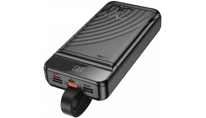 Зовнішній акумулятор (повербанк) HOCO J123B (30000 mAh), Black, фото № 3