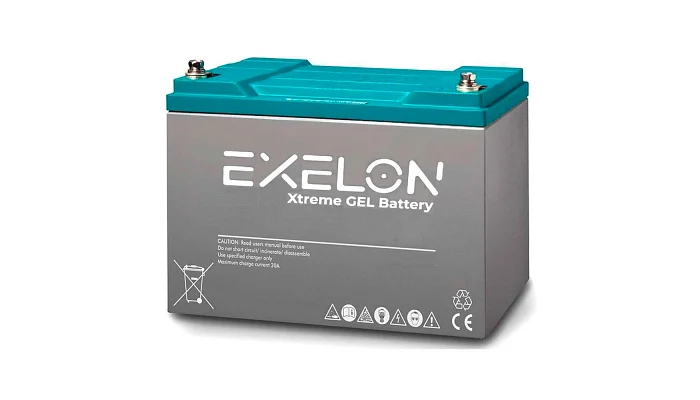 Акумуляторна батарея GEL EXELON 100-12 12V / 100Ah (Grey Case), фото № 1