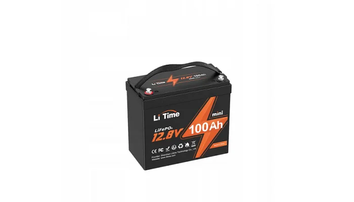 Аккумуляторная батарея LiFePO4 Li-TIME MINI-16-A60 12.8V / 100Ач / 1280Wh, фото № 1