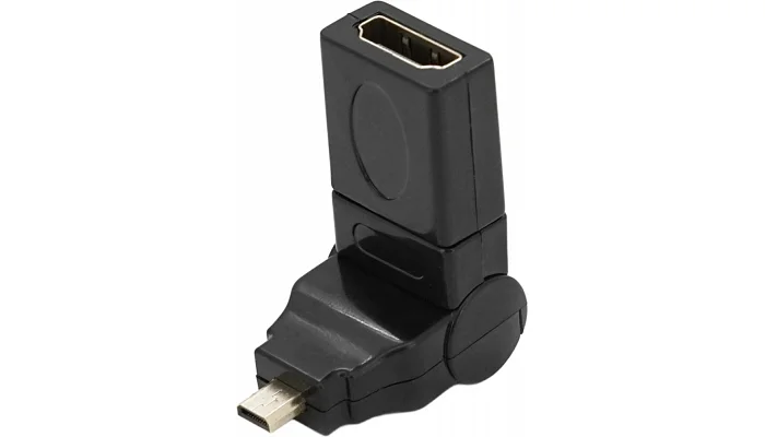 Перехідник Voltronic microHDMI (тато) - HDMI (мама), 360 °, фото № 1