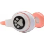 Дитячі бездротові Bluetooth навушники з підсвічуванням Voltronic Cat Ear YR-28 Led (Pink)