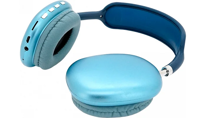 Бездротові накладні навушники Voltronic Macaron P9 (Blue), фото № 2