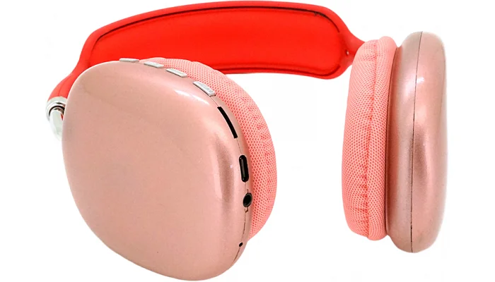 Бездротові накладні навушники Voltronic Macaron P9 (red), фото № 3