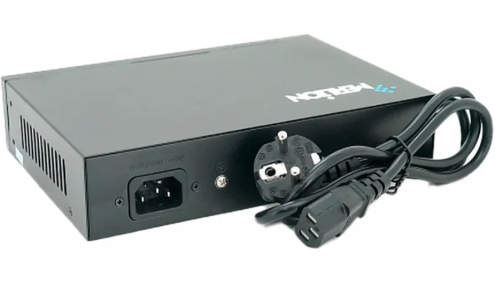 PoE-комутатор MERLION, 4×10/100 PoE + 1×Single Fiber Tx1310nm 20km, 52V 1.38A (вбудований БП), фото № 3