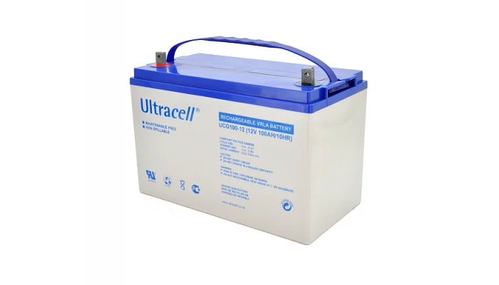 Аккумуляторная батарея GEL Ultracell UCG100-12 12V / 100Ah (White Case), фото № 1