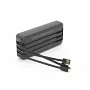 Портативний зарядний пристрій Borofone BJ79A 20000 мА·год / 10 Вт, 2*USB (Black)