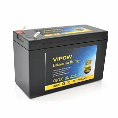 Літієва акумуляторна батарея Vipow 12 В / 14 А·год з елементами Li-ion 18650