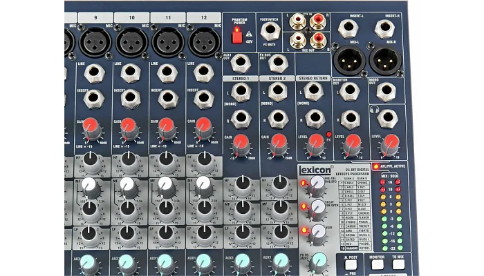 Аналоговий пульт мікшерний Soundcraft EFX12 +K EU, фото № 7