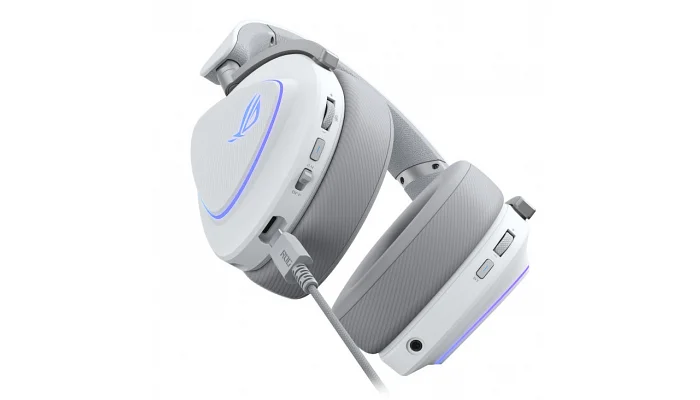 Ігровий гарнітура ASUS ROG Delta II RGB (moonlight white), фото № 4