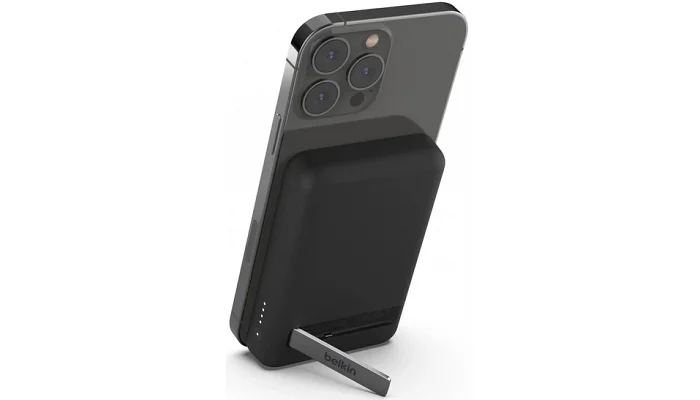 Портативний зарядний пристрій Belkin 5000 мА·год, Qi2 Magnetic Wireless (чорний), фото № 4
