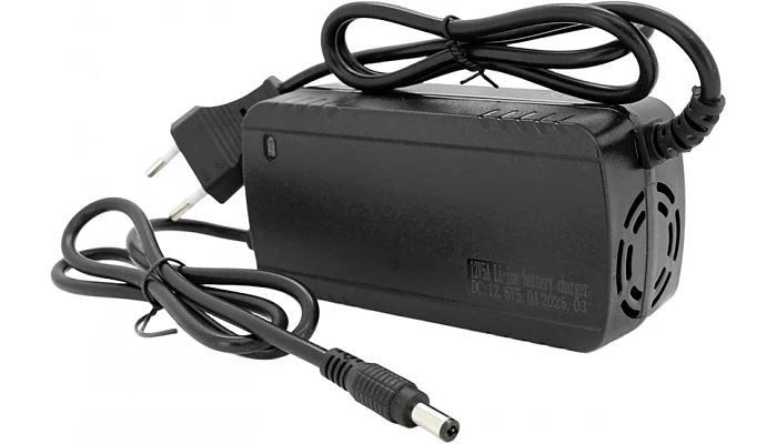 Зарядний пристрій для акумуляторів Voltronic Li-ion 12V (12.6V), 3S, 5A (штекер 5.5х2.5мм), з індикацією, фото № 1