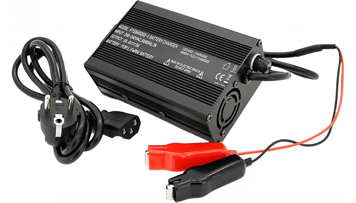 Зарядний пристрій для акумуляторів Voltronic LiFePo4 48V (58.4V), 16S, 5A (+ крокодили), фото № 3