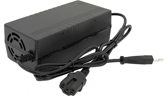 Зарядний пристрій для акумуляторів Voltronic LiFePo4 36V (43.8V), 12S, 3A (штекер Triangle plug), з індикацією, фото № 1