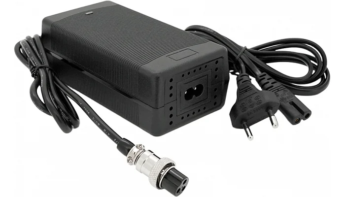 Зарядний пристрій для акумуляторів Voltronic LiFePO4 12V (14.6V), 4S, 10A (штекер GX16), з індикацією, фото № 1