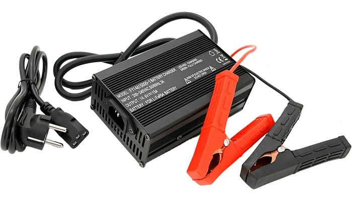 Зарядний пристрій для акумуляторів Voltronic LiFePO4 12V (14.6V), 4S, 15A (+ крокодили), фото № 2