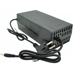 Зарядний пристрій для акумуляторів Voltronic Li-ion 48V (54.6V), 13S, 8A (штекер 5.5*2.5мм), Розетка 110V