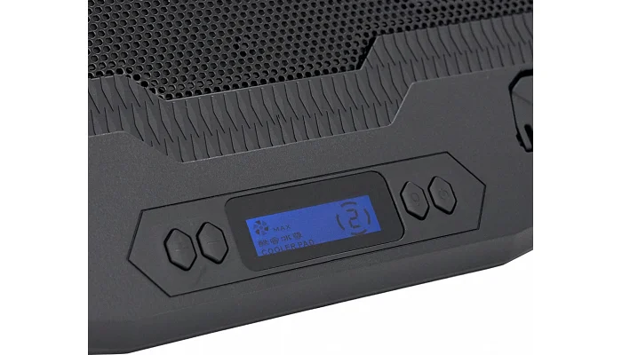 Підставка для ноутбука IceCoorel N10 (10-18"), 2xUSB 2.0, LCD display, RGB, фото № 4