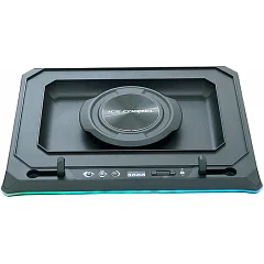 Підставка для ноутбука IceCoorel A8 (до 17"), 4-USB+1-TYPE C+DC, RGB, DC-12V