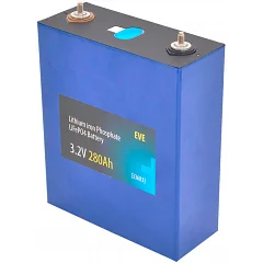 Комірка LiFePo4 EVENT 3.2V, 280AH (174 х 72 х 204 висота з клемами 220 мм)