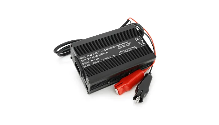Зарядний пристрій для акумулятора AGM Voltronic 48 В / 5 А, роз'єм XT60 (135 × 90 × 50 мм), фото № 1