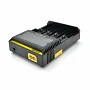 Універсальний зарядний пристрій NiteCore Digicharger D4 підтримує літій-іонні, нікель-металгідридні та нікель-кадмієві акумулятори типів AA (R6), ААA (R03), AAAA, С (R14)