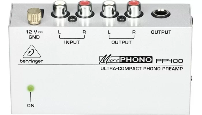 Предусилитель для виниловых проигрывателей Behringer PP400 Microphono, фото № 2