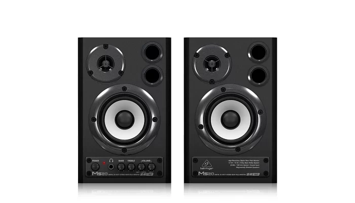 Комплект активных студийных мониторов Behringer MS20 Digital Monitor Speakers, фото № 1