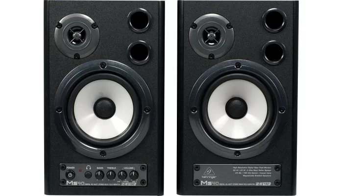 Комплект активных студийных мониторов Behringer MS40 Digital Monitor Speakers, фото № 1