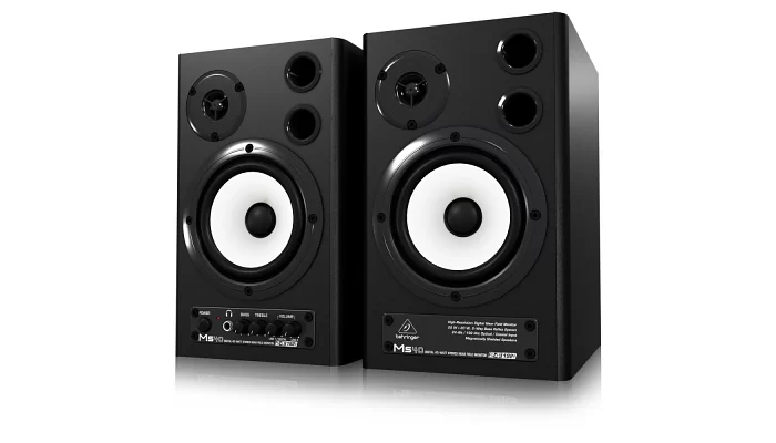 Комплект активных студийных мониторов Behringer MS40 Digital Monitor Speakers, фото № 2