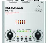 Мікрофонний передпідсилювач Behringer Mic100 Tube Ultragain
