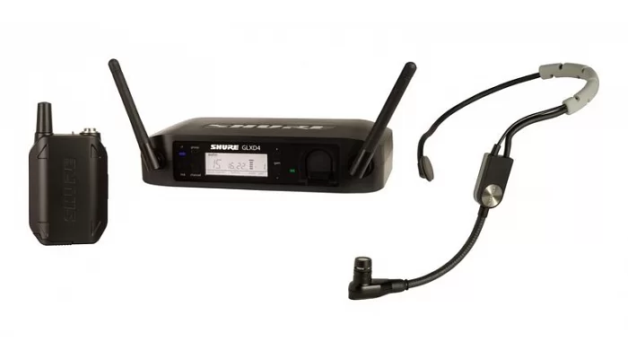 Бездротова радіосистема з головним мікрофоном SHURE GLXD14 / SM35