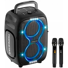 Автономная акустическая система HOPESTAR Party One club (BT+2MIC+USB+OTG), black