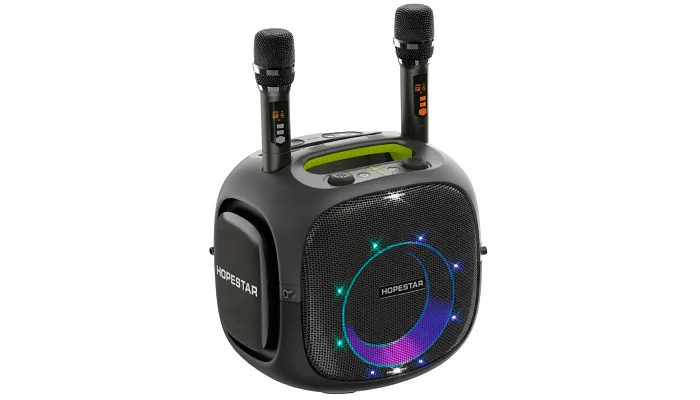 Автономна акустична система HOPESTAR Party One ULTIMATE (BT+2MIC+USB+TWS), gray, фото № 2