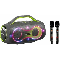 Автономная акустическая система HOPESTAR PartyBox 168 (2MIC+BT+USB+TF+TWS), gray