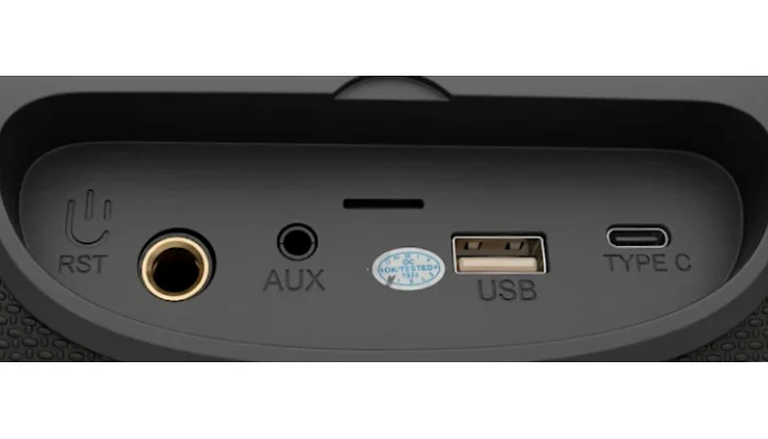Автономна акустична система HOPESTAR PartyBox 168 (2MIC+BT+USB+TF+TWS), gray, фото № 6
