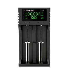 Зарядное устройство универсальное Liitokala Lii-S2 поддерживает Li-ion, Ni-MH и Ni-Cd AA (R6), ААA (R03), AAAA, С (R14)