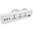 Мережевий фільтр Voltronic ТВ-Т13 (3 розетки + 3 USB), white