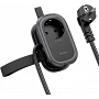 Мережевий фільтр HOCO NS7 (1 розетка + 2 USB + USB-C), black