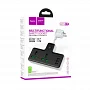 Мережевий фільтр HOCO AC11A (2 розетки + 3 USB + USB-C), black