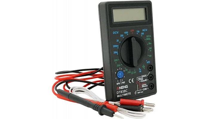 Мультиметр ANENG AN-DT838C (V, A, R, C), функція hFE, фото № 1