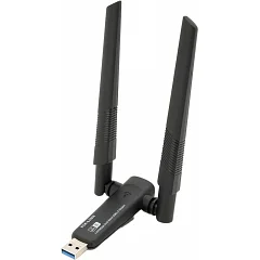 USB Wi-Fi адаптер із подвійною антеною Voltronic LV-UAC21 (600Мбіт/с)