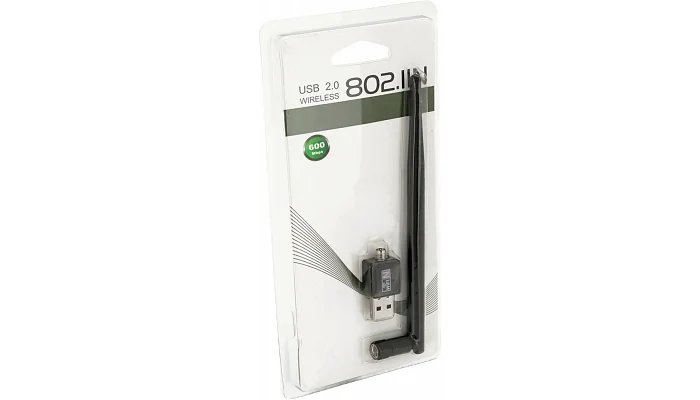 USB Wi-Fi адаптер з антеною MERLION LV-UW02-5DB (150Мбіт/с, 2.4 GHz), фото № 4