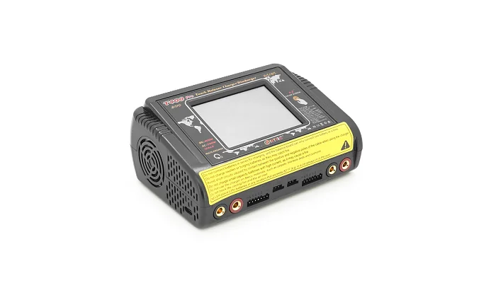 Універсальний зарядний пристрій для акумуляторів Voltronic HTRC T400 Pro Duo AC200/DC400 Вт підтримує LiPo, LiHv, Li-ion, NiMh, LiFe, Pb, 3,2-дюймовий сенсорний екран, фото № 1