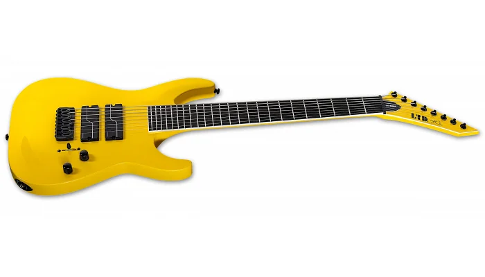 8-струнна баритон-гітара LTD SC-608 BARITONE Stephen Carpenter Signature (жовта), фото № 3
