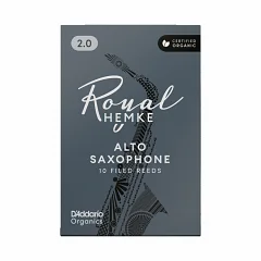 Тростини для альт-саксофона D'Addario Royal Hemke Organic Alto Sax 2.0 (упаковка з 10 штук)