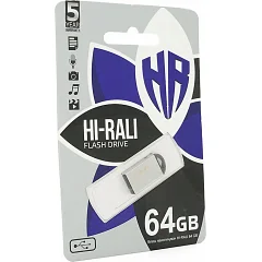 Флеш накопичувач Hi-Rali Mini Fit (USB 2.0), 64 GB