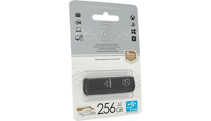 Флеш накопичувач T&G 121 Vega (USB 3.0), 256 GB